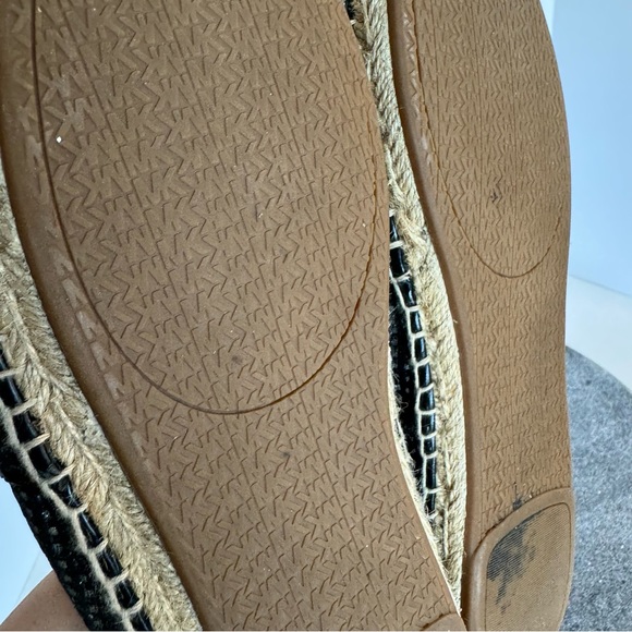 Michael Kors Black Mesh Espadrille Flats Shoes 9 - Picture 11 of 13